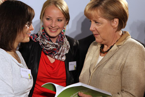 Angela Merkel sprach beim Rat für nachhaltige Entwicklung.