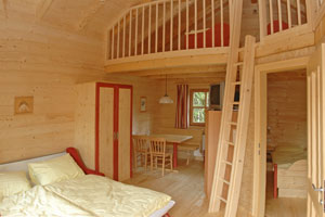 Baumhütten: komfortabel und modern.