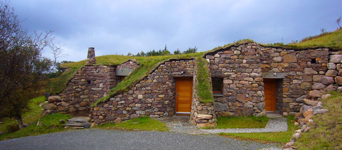 Hobbit Erdhaus in Schottland - Der Eingangsbereich ©Reiner Luyken