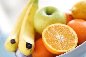 Frisches Obst ideal für eine gesunde Ernährung.