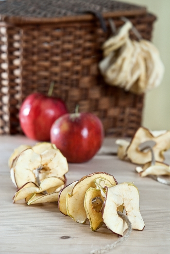 Dörren und trocknen ist wieder im Trend, Rezept für Apfelchips und Buchtipp