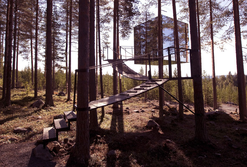 Nachhaltiger Luxus-Urlaub in Schwedens schönen Wäldern