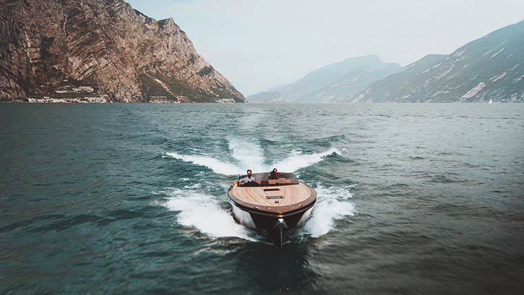 Boot auf dem Gardasee