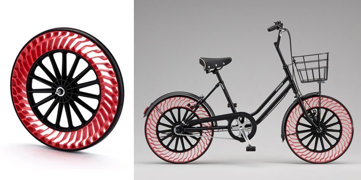 Nie wieder Reifen aufpumpen! Recyclebare Fahrradreifen ohne Luft