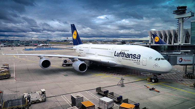 Flugzeug von Lufthansa