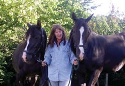 Heather Jansch kanns auch mit richigen Pferden ©Heather Jansch