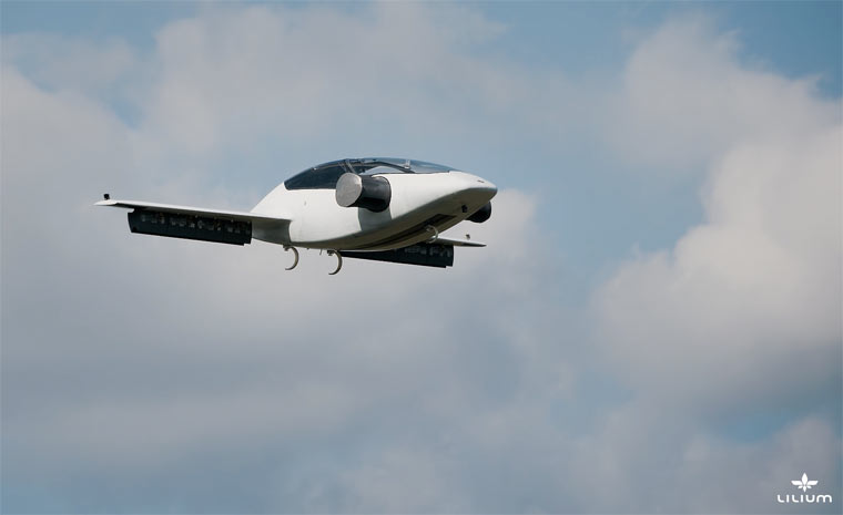 Lilium Jet ist das fliegende Auto der Zukunft