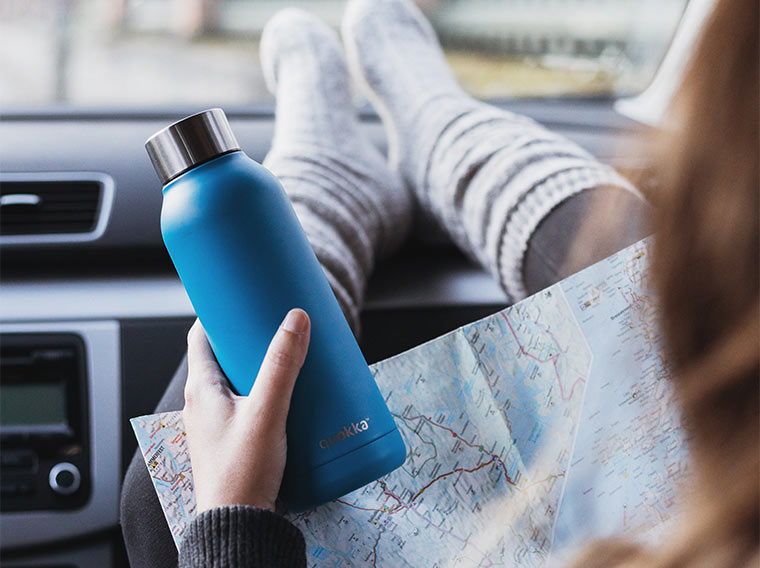 Reisen mit Mehrwegflasche