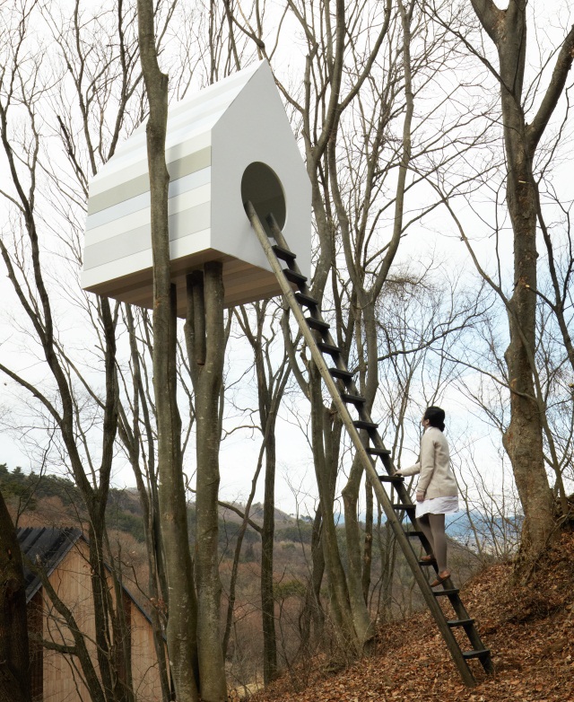 Nachhaltiges, grünes Design: Vogelhaus von Nendo