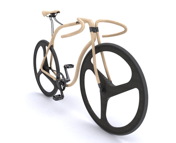 Thonet-Bike nach Entwürfen von Andy Martin: Luxusrad aus Holz