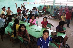 Die Kinder sind froh in der Kita lernen zu dürfen. © Save the Children/Tchibo