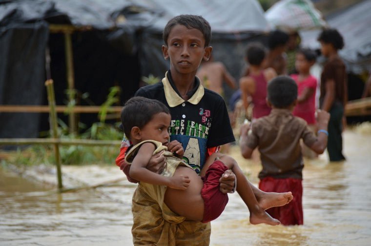 Im Krisengebiet Myanmar und Bangladesch wird dringend Hilfe benötigt