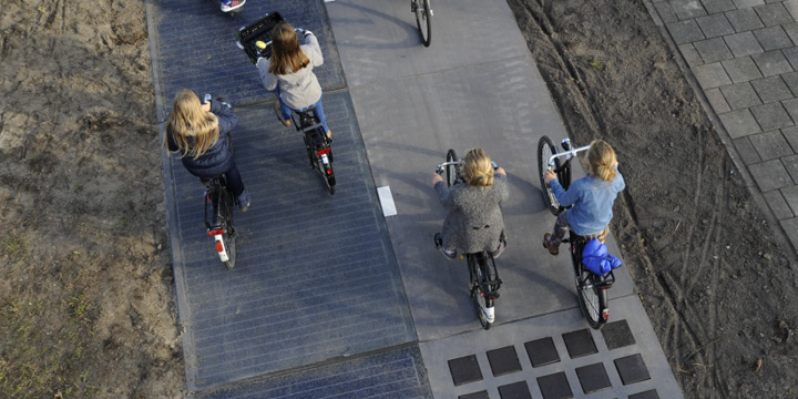 Solarradweg in den Niederlanden: Fahrradweg erzeugt Strom
