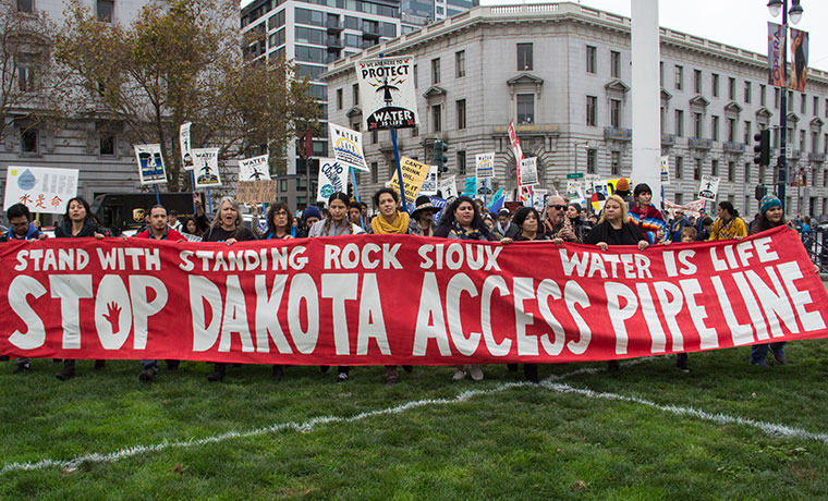 Standing-Rock-Proteste in North Dakota.